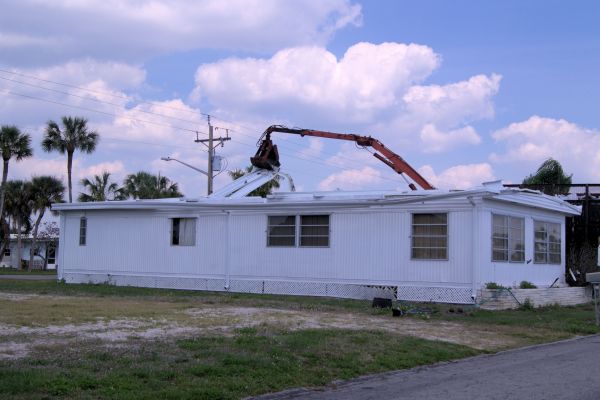 Mobile Home Demolition in Avon